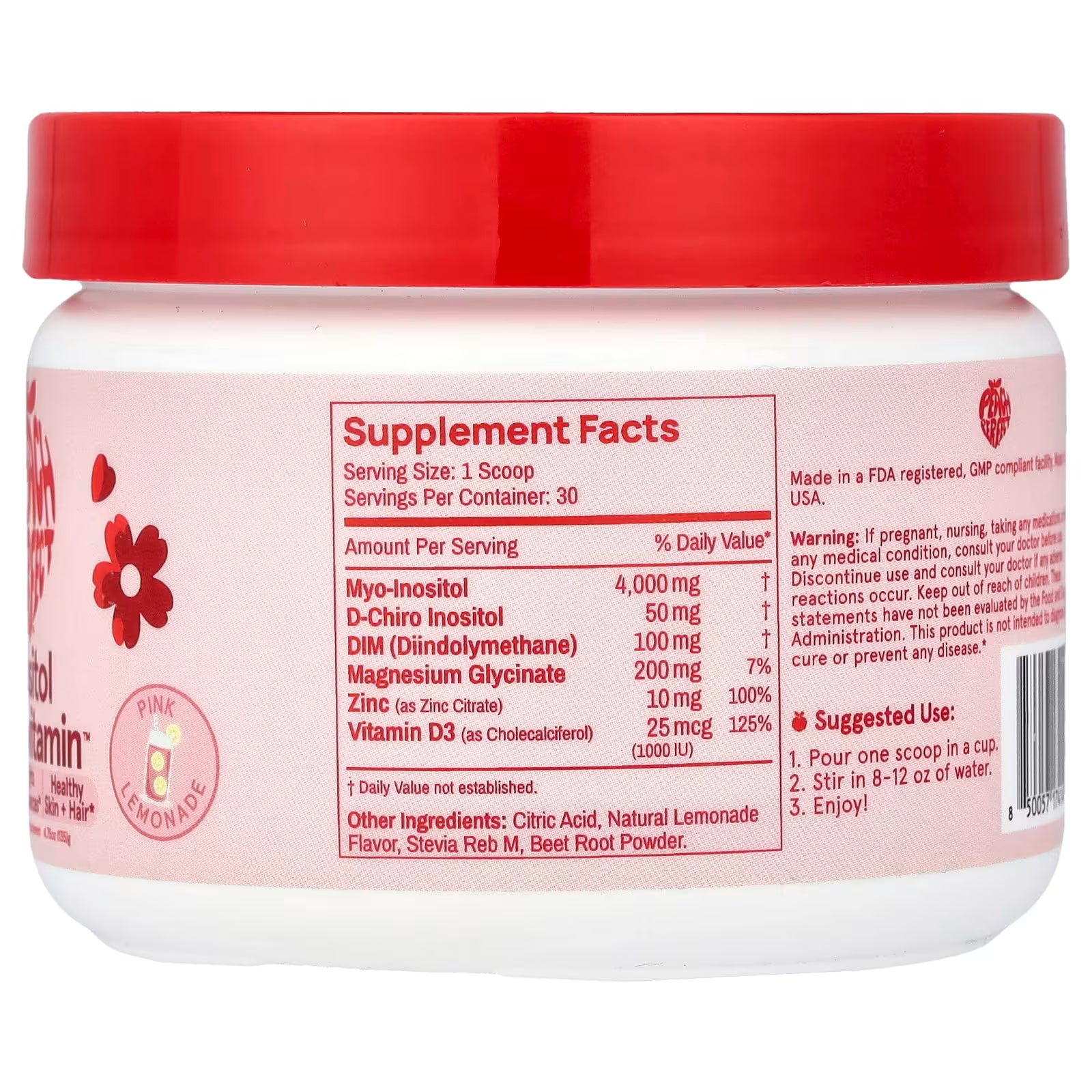 Inositol Peach Perfect 125g