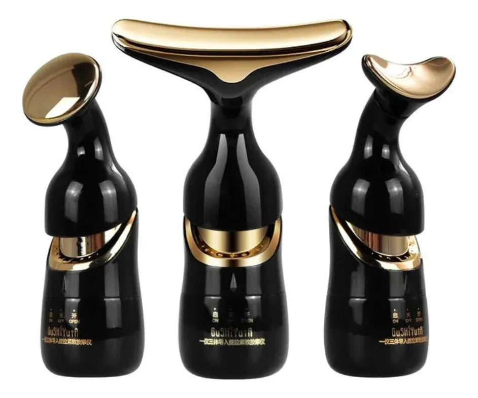 Masajeador Facial 3 En 1 Anti Arrugas