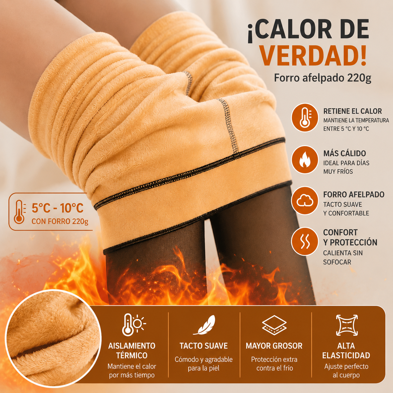 🔥Medias térmicas translucidas 🔥FRETE GRATíS- Paga al recibir🚚