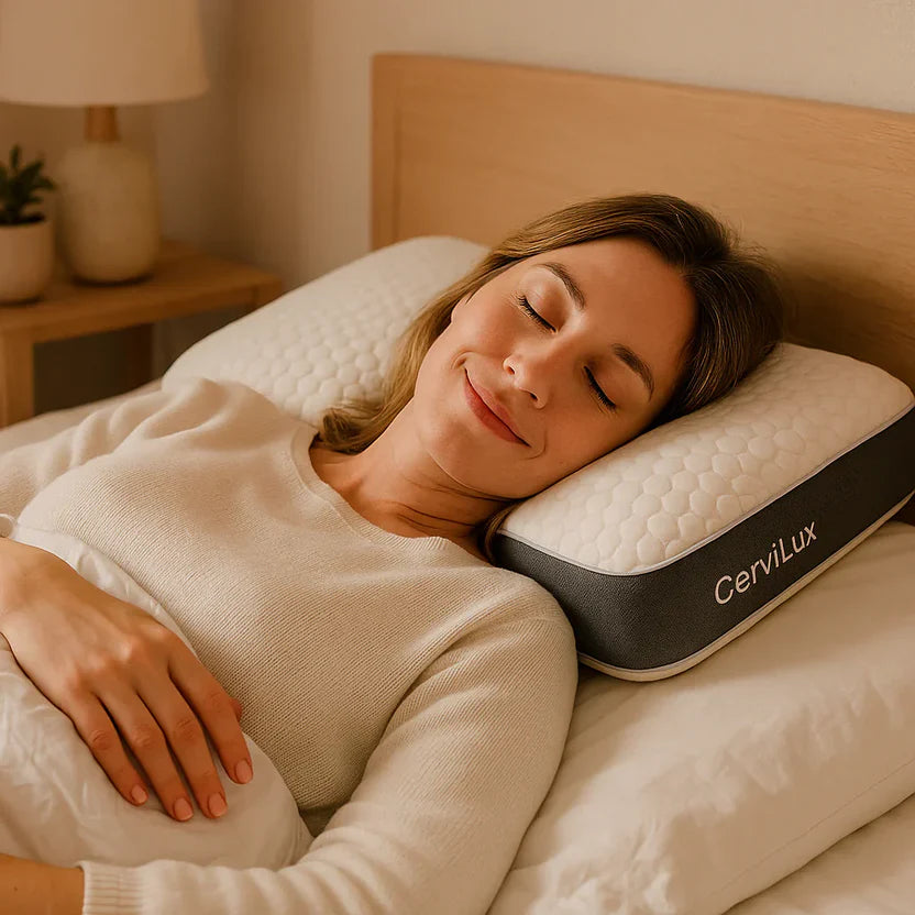 💫 Almohada CerviLux ORTOPÉDICA™ - Redescubre el placer de despertar sin dolores - 🚚FRETE GRATÍS
