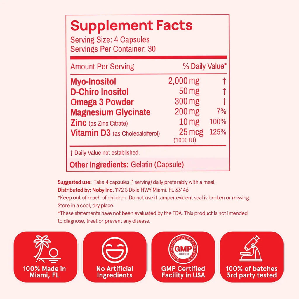 Inositol Peach Perfect 125g