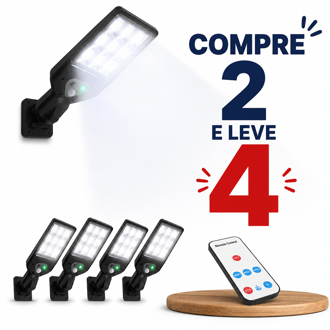 🔥 AHORRA HASTA 72% DE ENERGÍA  - Foco Mini Solar Para Exteriores
