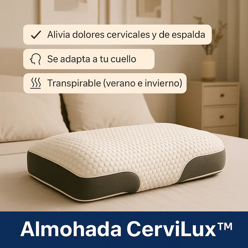 💫 Almohada CerviLux ORTOPÉDICA™ - Redescubre el placer de despertar sin dolores - 🚚FRETE GRATÍS